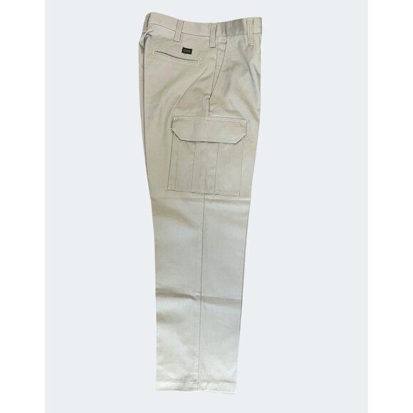 Cintas ComfortFlex Mens Work Beige Cargo Pants Size 30X30 - Picture 3 of 12